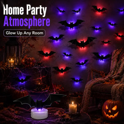 3D LED Bat Wall Decorations