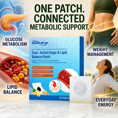 Dual-Action Blood Sugar & Lipid Balance Patch – Overnight Metabolic Support-CU