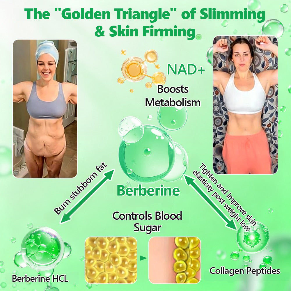 Berberine Slimming Microneedle Patch | 10-in-1 Weight Management Support