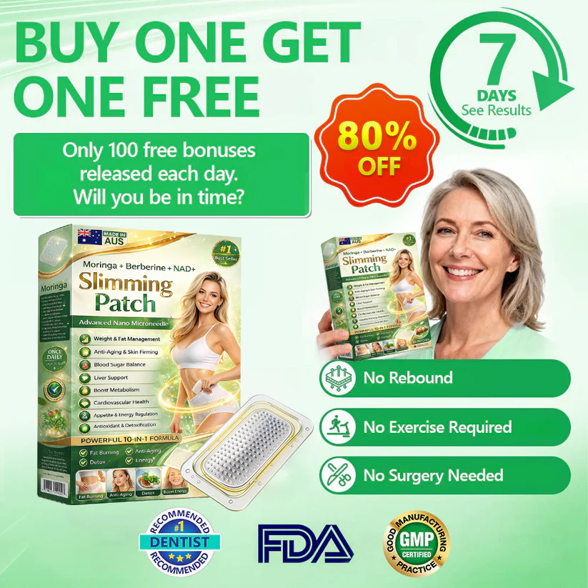 Berberine Slimming Microneedle Patch | 10-in-1 Weight Management Support