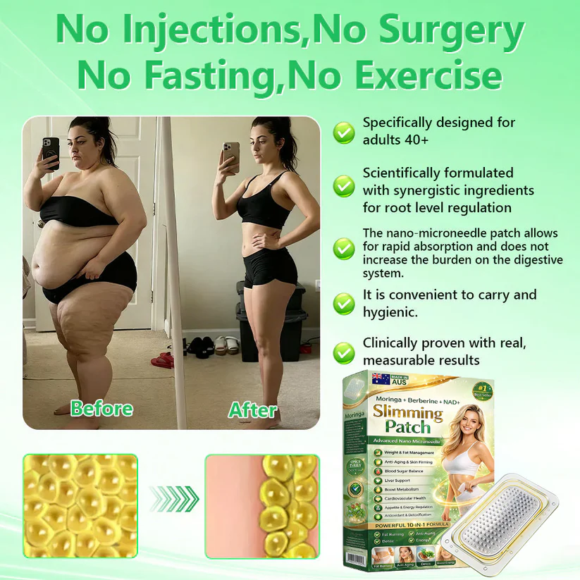 Berberine Slimming Microneedle Patch | 10-in-1 Weight Management Support