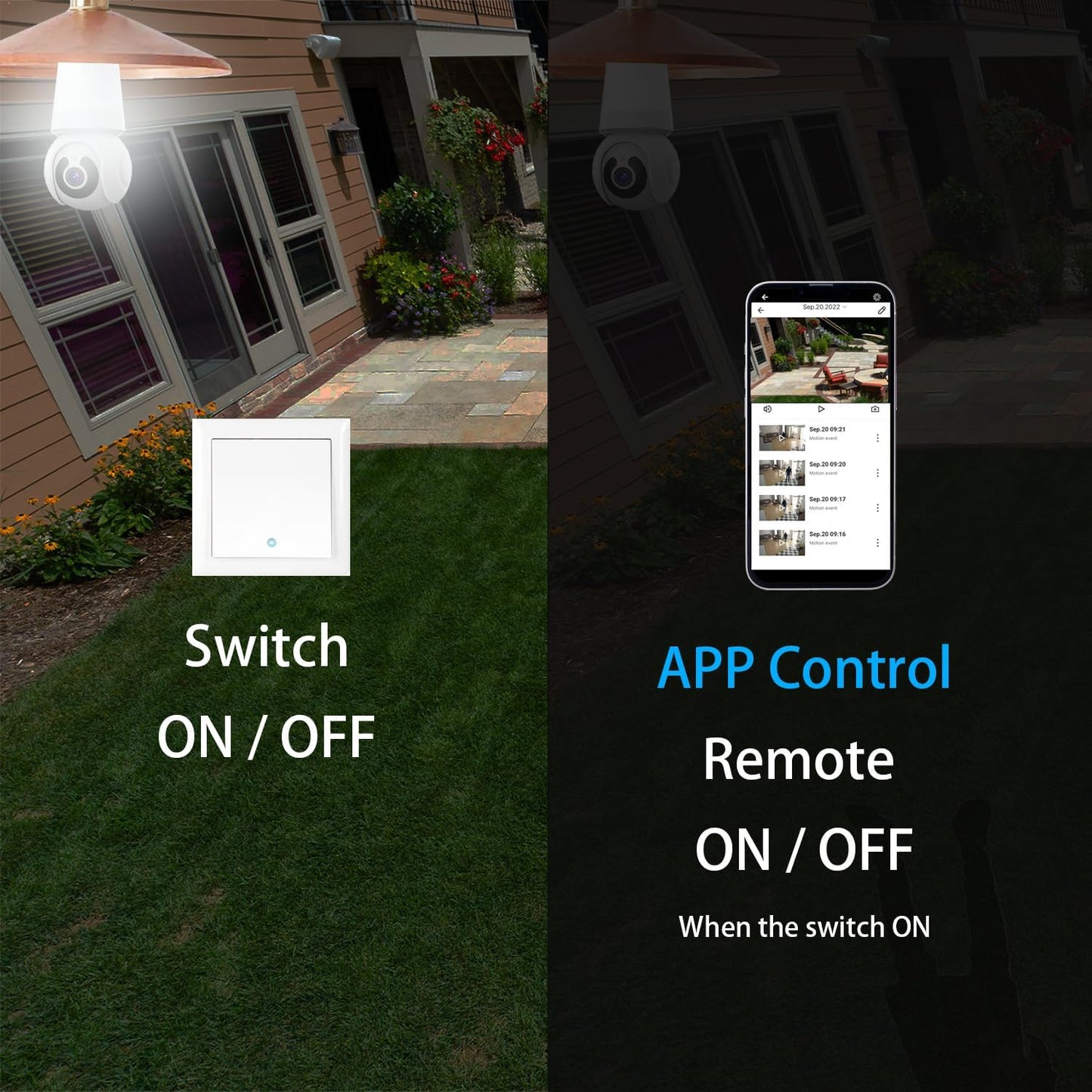 🎁Hot Sale Promotion 60% OFF🔥Light Bulb Security Cameras Wireless