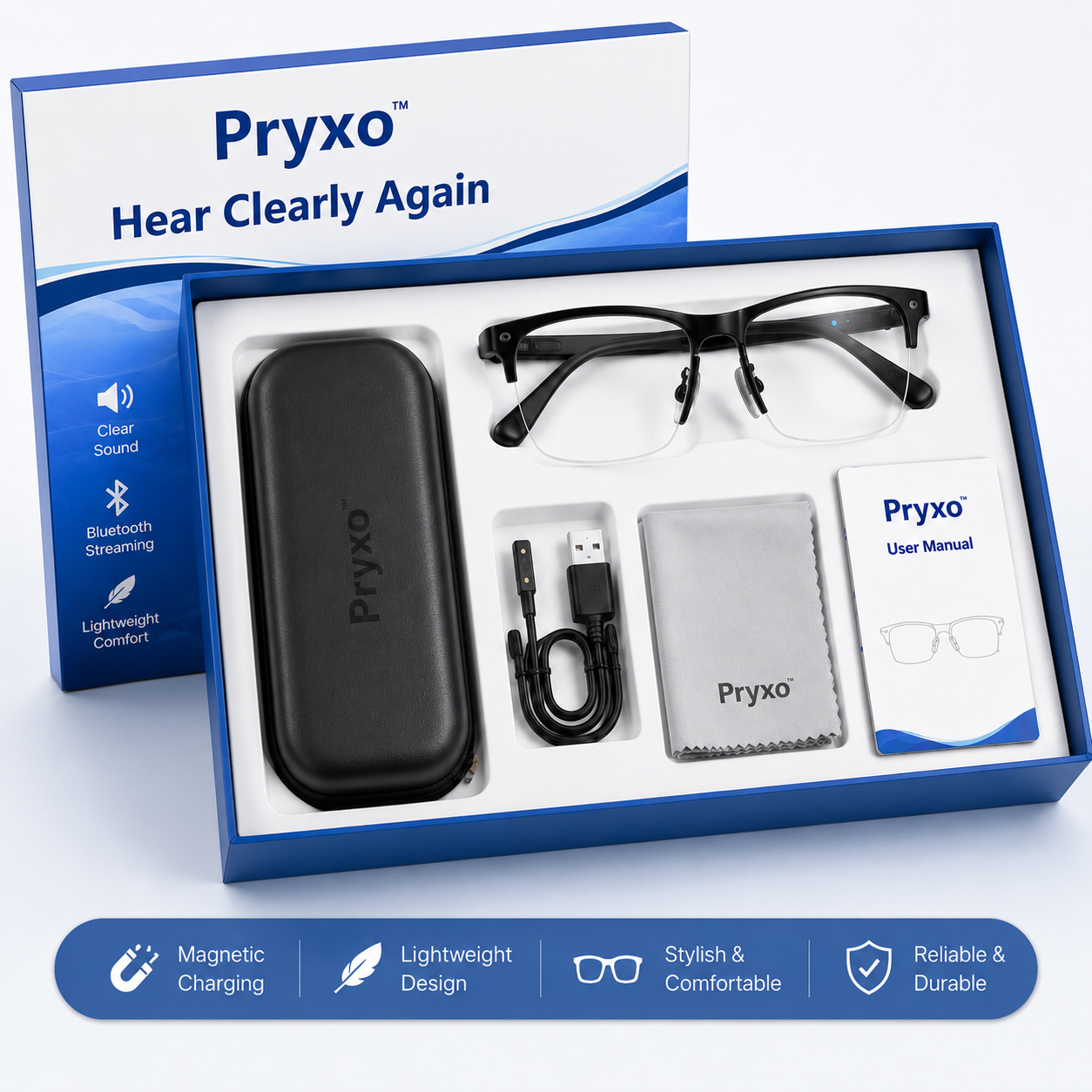 🔥Limited-Time Holiday Special Offer🔥 Clear Hearing, AI Smart Hearing Aid Reading Glasses