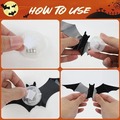 3D LED Bat Wall Decorations