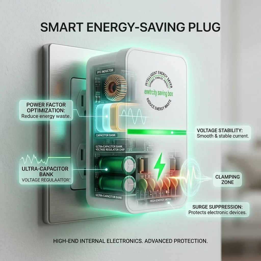 ⚡⚡Save 40% Electricity Bills🔥Plug-and-Play Smart Energy-Saving Box