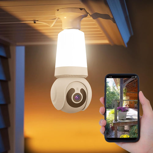 🎁Hot Sale Promotion 60% OFF🔥Light Bulb Security Cameras Wireless